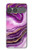 S3896 Purple Marble Gold Streaks Case For Sony Xperia 10 VII