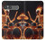 S3985 Fire Skull Drummer Case For Sony Xperia 10 VII