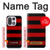 S2638 Black and Red Striped Case For OnePlus 15