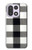 S2842 Black and White Buffalo Check Pattern Case For OnePlus 15
