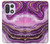 S3896 Purple Marble Gold Streaks Case For OnePlus 15
