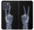 S3101 X-ray Peace Sign Fingers Case For Motorola Edge 70