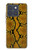 S3365 Yellow Python Skin Graphic Print Case For Motorola Edge 70