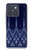 S3950 Textile Thai Blue Pattern Case For Motorola Edge 70