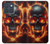 S3986 Fire Skull Case For Motorola Edge 70