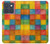 S4077 Water Color Painting Colorful Check Pattern Case For Motorola Edge 70