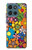S3281 Colorful Hippie Flowers Pattern Case For Motorola Moto G (2026), G Play (2026)