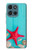 S3428 Aqua Wood Starfish Shell Case For Motorola Moto G (2026), G Play (2026)