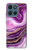 S3896 Purple Marble Gold Streaks Case For Motorola Moto G (2026), G Play (2026)