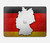 S4055 Germany Flag Hard Case For MacBook Air 13″ (2022,2025) - A2681, A3113, A3240