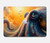 S4003 Oil Color Painting Giant Octopus Hard Case For MacBook Air 13″ - A1369, A1466
