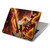 S3984 Fire Skeleton Playing Guitar Hard Case For MacBook Air 13″ - A1932, A2179, A2337