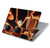 S3985 Fire Skull Drummer Hard Case For MacBook Air 13″ - A1932, A2179, A2337