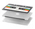 S4023 Vintage Rainbow Compact Cassette Hard Case For MacBook Pro Retina 13″ - A1425, A1502
