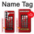 S0058 British Red Telephone Box Case For Samsung Galaxy S26