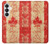 S1603 Canada Flag Old Vintage Case For Samsung Galaxy S26