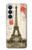 S2108 Eiffel Tower Paris Postcard Case For Samsung Galaxy S26