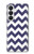 S2345 Navy Blue Shavron Zig Zag Pattern Case For Samsung Galaxy S26