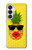 S2443 Funny Pineapple Sunglasses Kiss Case For Samsung Galaxy S26
