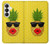 S2443 Funny Pineapple Sunglasses Kiss Case For Samsung Galaxy S26