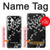 S2544 Japanese Kimono Style Black Flower Pattern Case For Samsung Galaxy S26