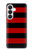 S2638 Black and Red Striped Case For Samsung Galaxy S26