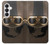 S2645 Vintage Brown Goggles Motorcycle Helmet Case For Samsung Galaxy S26