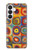 S3409 Squares Concentric Circles Case For Samsung Galaxy S26