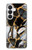 S3419 Gold Marble Graphic Print Case For Samsung Galaxy S26