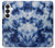 S3439 Fabric Indigo Tie Dye Case For Samsung Galaxy S26