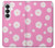 S3500 Pink Floral Pattern Case For Samsung Galaxy S26