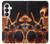 S3985 Fire Skull Drummer Case For Samsung Galaxy S26