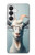 S3991 Goat Glasses Case For Samsung Galaxy S26