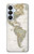 S0604 World Map Case For Samsung Galaxy S26 Plus