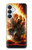 S0863 Hell Fire Skull Case For Samsung Galaxy S26 Plus