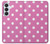 S2358 Pink Polka Dots Case For Samsung Galaxy S26 Plus
