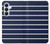 S2767 Navy White Striped Case For Samsung Galaxy S26 Plus