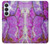 S2907 Purple Turquoise Stone Case For Samsung Galaxy S26 Plus