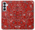 S3354 Red Classic Bandana Case For Samsung Galaxy S26 Plus