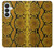 S3365 Yellow Python Skin Graphic Print Case For Samsung Galaxy S26 Plus