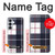 S3452 Plaid Fabric Pattern Case For Samsung Galaxy S26 Plus
