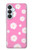 S3500 Pink Floral Pattern Case For Samsung Galaxy S26 Plus