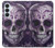 S3582 Purple Sugar Skull Case For Samsung Galaxy S26 Plus