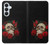 S3753 Dark Gothic Goth Skull Roses Case For Samsung Galaxy S26 Plus