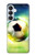 S3844 Glowing Football Soccer Ball Case For Samsung Galaxy S26 Plus