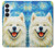 S4064 Smile Dog Van Gogh Starry Night Case For Samsung Galaxy S26 Plus