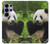S1073 Panda Enjoy Eating Case For Samsung Galaxy S26 Ultra