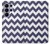 S2345 Navy Blue Shavron Zig Zag Pattern Case For Samsung Galaxy S26 Ultra