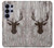 S2505 Reindeer Head Old Wood Texture Graphic Case For Samsung Galaxy S26 Ultra
