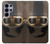 S2645 Vintage Brown Goggles Motorcycle Helmet Case For Samsung Galaxy S26 Ultra